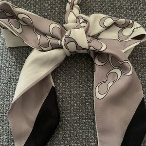 Chic Cream and Black Women's Scarf